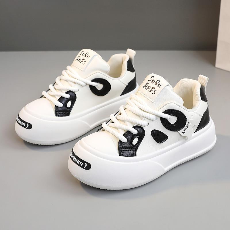 K1702 Новые весенне-летние туфли для увеличения роста на толстой подошве, подходящие по цвету женские туфли, повседневные студенческие туфли в корейском стиле, универсальные белые туфли