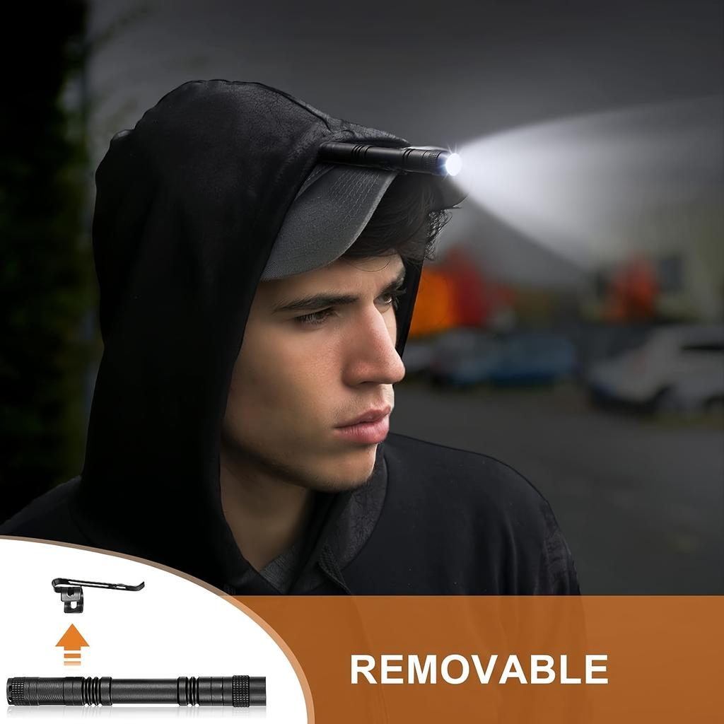 10 шт. Мини Портативный Светодиодный Фонарик-Ручка Супер Яркий Мастер Держит Фонарик Карманный Фонарик Кемпинг На Открытом Воздухе Аварийные Ситуации