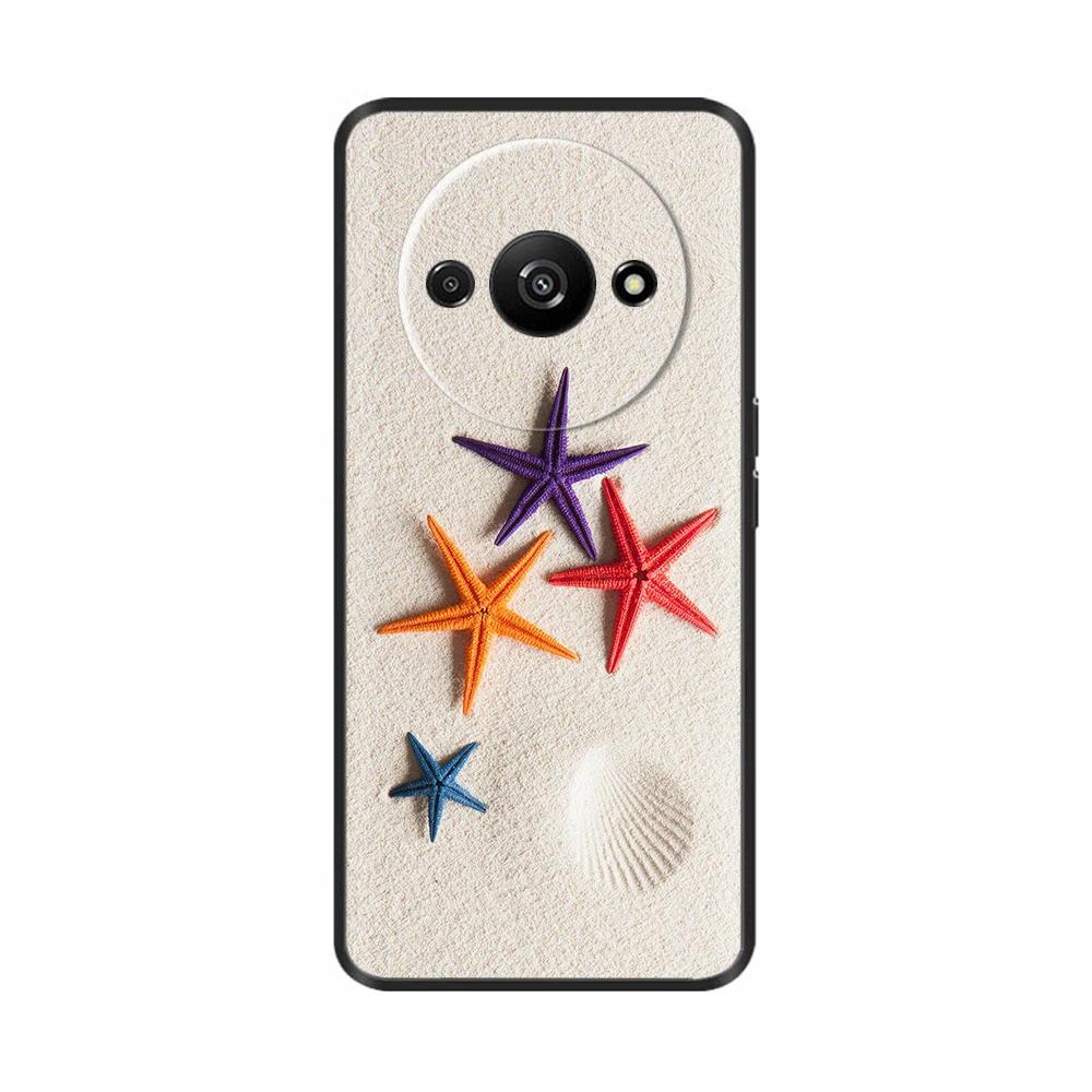 Phone Case For Xiaomi Redmi A3 A3X RedmiA3 Poco C61 PocoC61 Soft Black Silicone Bumper Shockproof Shell Back Cover Carcasa Cases