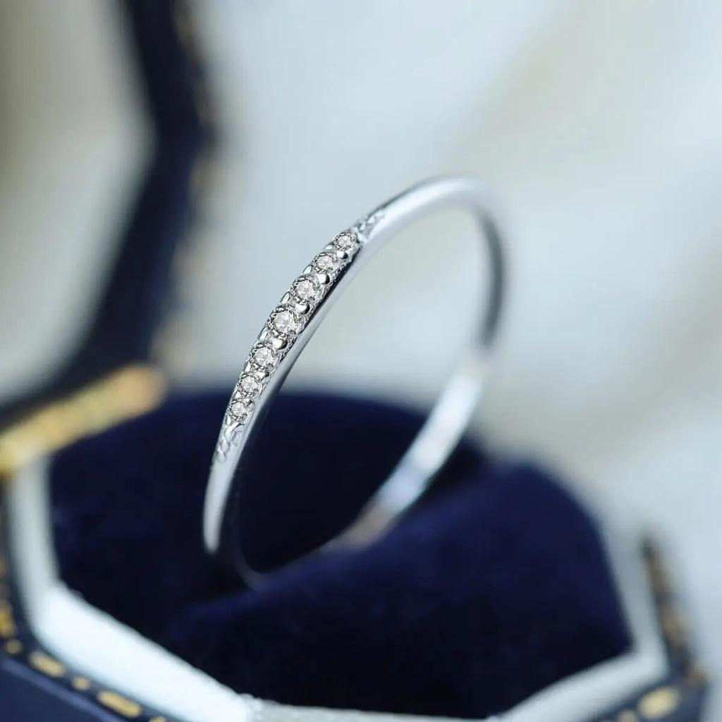 Модное круглое геометрическое кольцо для пар с когтями для женщин из стерлингового серебра S925, подарок на день Святого Валентина, ювелирные изделия, кольца из стерлингового серебра 925 пробы для женщин, простое кольцо