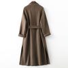 Double-sided Cashmere Coat for Women's Medium and Long Over-the-knee Loose Large-size Lazy Wind Woolen Coat, New In Autumn and Winter