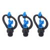 15Pcs Lawn Sprinkler Nozzle G1/2 External Thread 360 Degrees  Automatic Rotation Mid Range for Lawn Garden