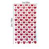Hanging Valentine's Day Party Backdrop Foldable Streamers Curtains  Valentines Day