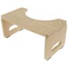 Toilet Footstool Bamboo Foldable Nonslip Bathroom Squat Stool Poop Potty Washroom Squatting Leg Raiser