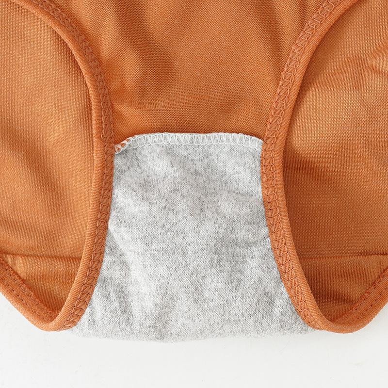 Women Seamless Panties Solid Color Breathable Underpants Mid-waist Briefs Girls Sexy Cute Underwear Briefs