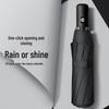 Automatic Dual-Use Folding Umbrella: Premium Sunshade & Rain Protection with Custom Logo