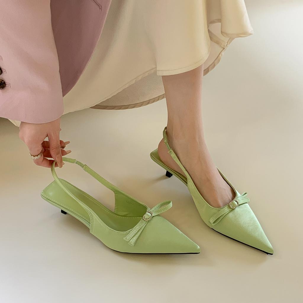 Нежные балетки, розовые банты, сандалии Мэри Джейн, женские пустые полусумки на голову