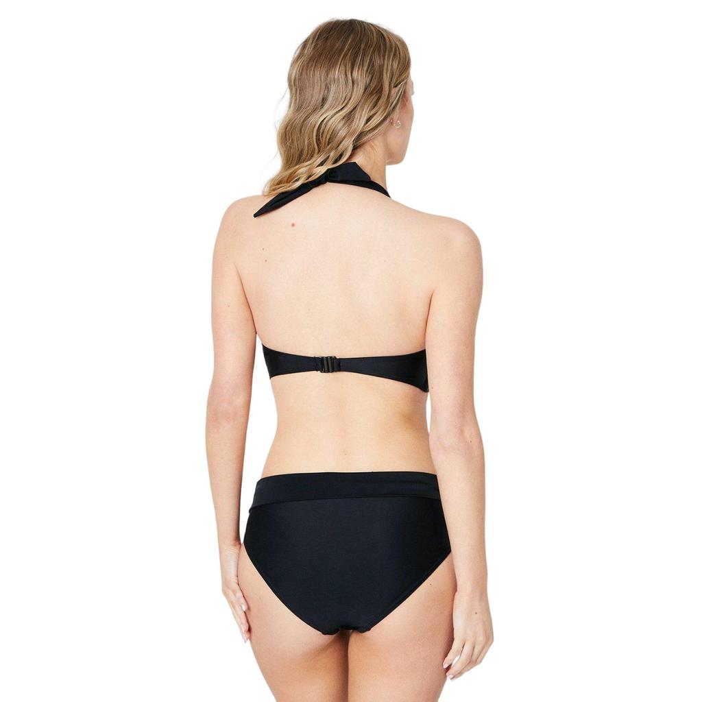 Великолепный женский/женский бикини-топ с подкладкой и переплетенным узлом спереди