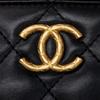 Chanel Сумки через плечо из овчины Винтажная золотая цепочка Женские Черные AP3044-B09209-94305