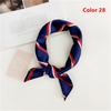 Gifts Women Small Vintage Square Scarf Silk Feel Satin Head Neck Hair Tie Band
