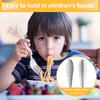 10/20Pcs Stainless Steel Kid Fork Spoon Outdoor Fork Tableware Portable Picnic Travelling Dinnerware Child Cutlery Set for Home