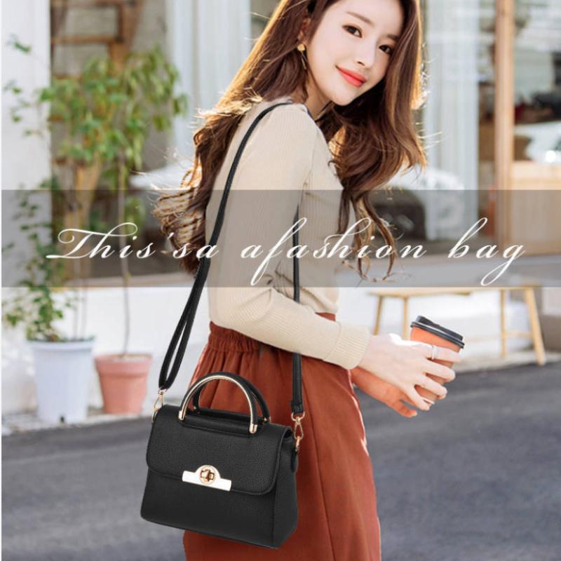 Korean Women's Bags  Fashion Handbags  Simple and Versatile One-shoulder Messenger Bags