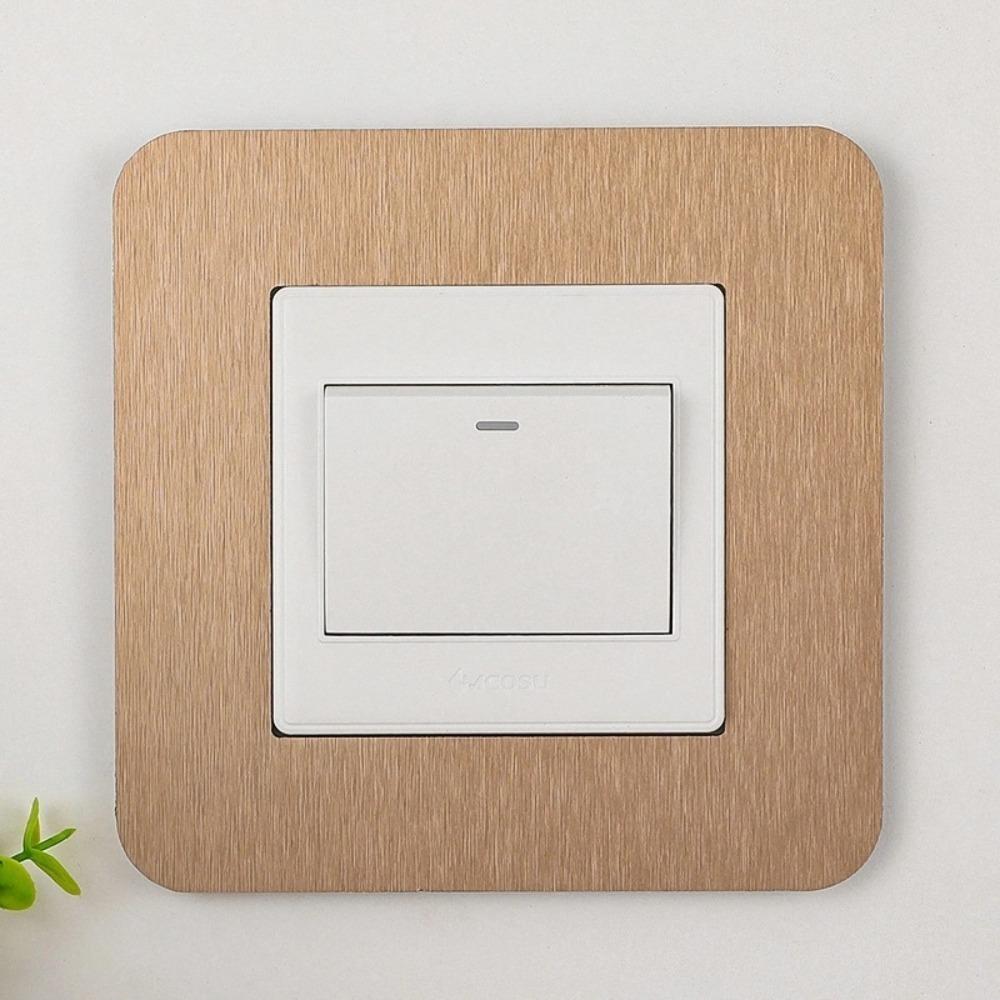 Dustproof Socket Frame Cover Anti-Dirty Acrylic Wall Decor Home Wall Renovation