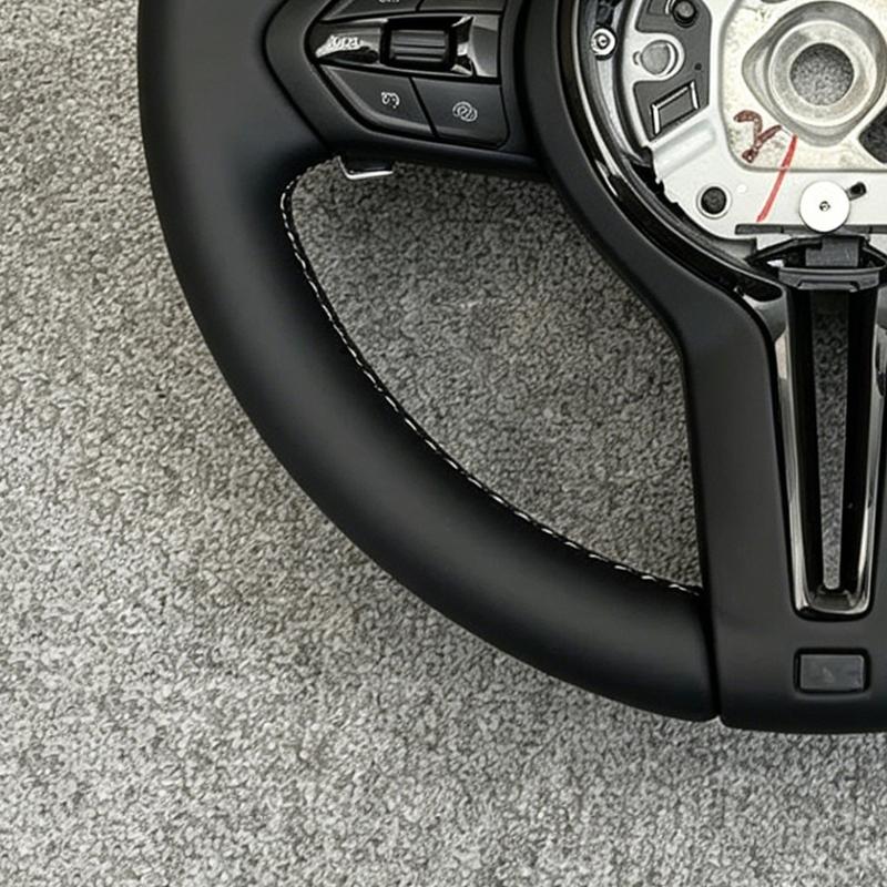 Черный Кожаный Руль M Sport для Автомобиля BMW F20 F23 F22 F25 F26 F30 F31 F32 F34 F36 F10 F11 F12 F13 F15 F01 F07 E71 E90 E84