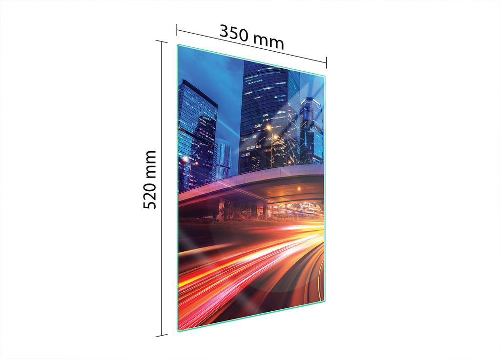 GLASS CUTTING BOARD 35x52 Road