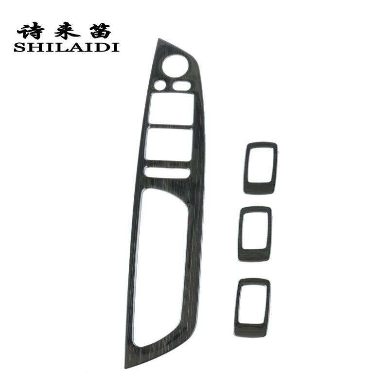 Автомобильный Стайлинг, дверной подлокотник, панель, наклейка для BMW X5 e70 X6 e71, нержавеющая сталь, оконное стекло, подъемные кнопки, отделка