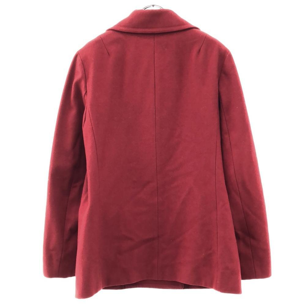 Calvin Klein 90-е Сделано в США Шерстяная смесь Старое двубортное пальто S Красный Женское Б/у