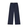 Milano Series Trendy Fashion Versatile Straight Loose Casual Pants Women Bottoms Deep-Blue F11W535801F-DB