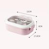 Portable Divides Lunch Box Cartoon Meal Box Food Containe Stainless Steel Lunch Box  HOME