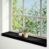VidaXL Window Sills 2 Pcs Dark Brown Solid Oak Wood 4009173