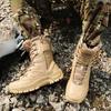 39-47 Men's Boots Desert Military Boots Ankle Outdoor Work Boots Male Non Slip Hiking Climbing Shoes