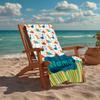 Custom Name Ultra-Soft Beach Towel with Dinosaur Theme,Ideal for Pool - Camping, Diving - Perfect Travel Essential, Vibrant Beach Towel.