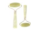 Jade Stone Needle Derma Face Arms Neck Massage Roller Ancient Face Body SPA Massage Roller Facial Massager Jade Beauty Tool 1pc