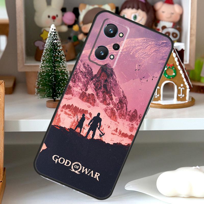 Чехол God of War для OPPO Realme C55 C35 C33 C31 C30 C25 C21Y C11 GT Neo 5 3T 2T Realme 10 9 11 Pro Plus