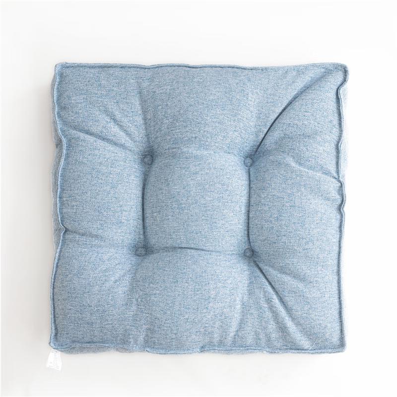 Solid Color Square Thickened Seat Cushion