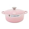 Pot Signature Cocotte Ronde 20cm 200mm 21177207774430 Shell Pink Enamel Pot Stylish SIGNATURE Cocotte Ronde Shell Pink Kitchenware [Le