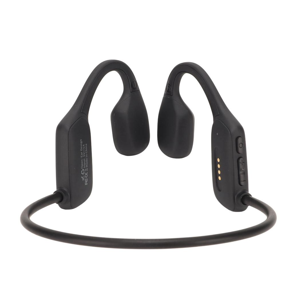 Bone Conduction Bluetooth5.3 Headset IPX5 Waterproof Open Ear Sports Headset with Mic for Exercise R
