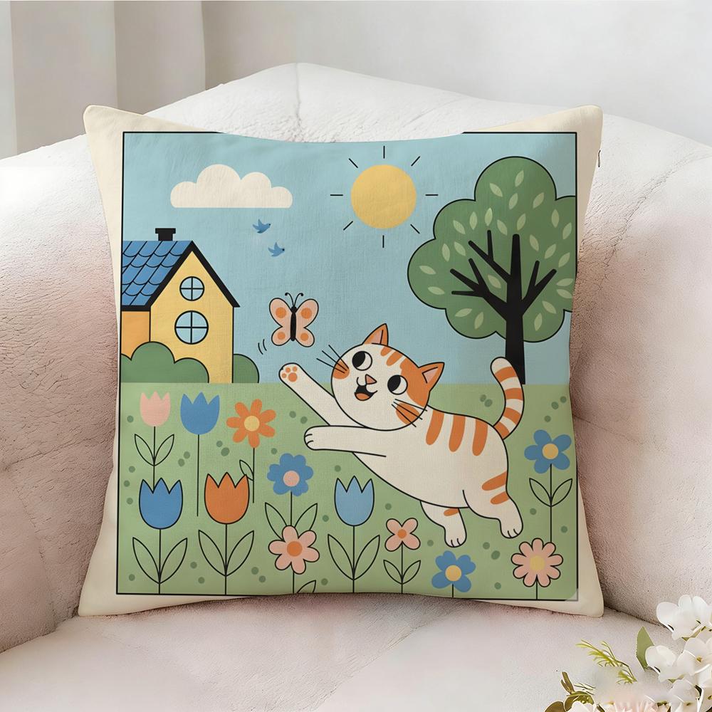 Funny And Quirky Party Animals Pillow Case Pillowcase Doublesided Printed Sofa Cushion Bedroom Headboard Pillow