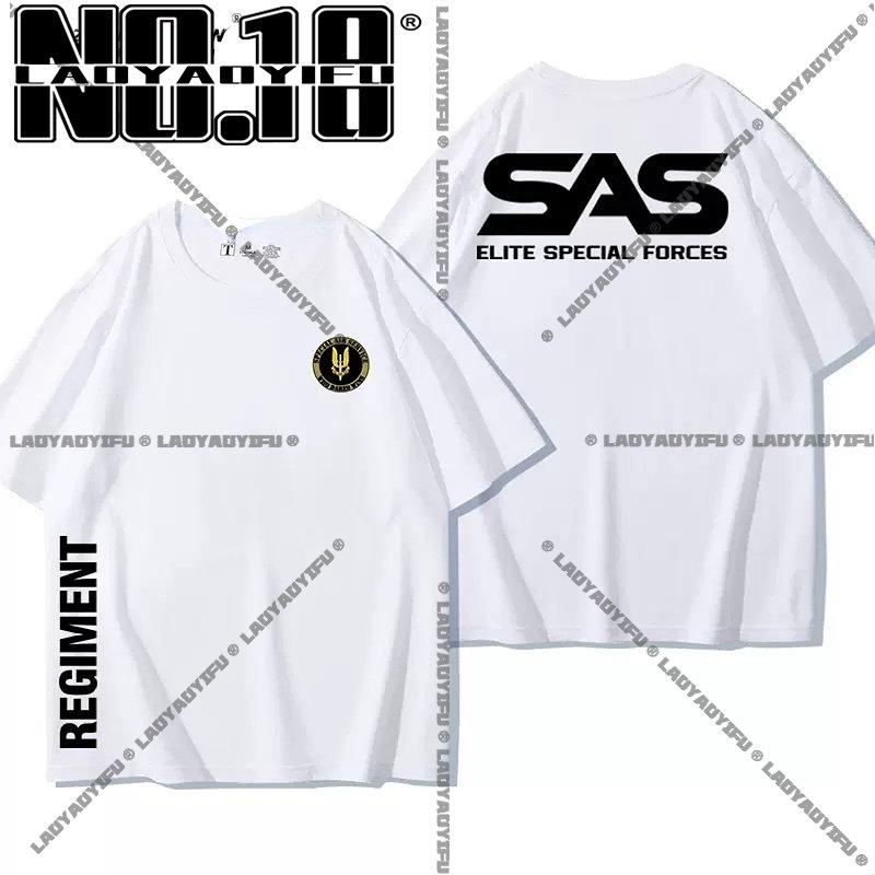 Футболка унисекс Military SAS Sniper Shirt Армейская футболка унисекс для специальных военных операций с коротким рукавом Повседневная летняя футболка унисекс
