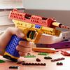 Non-Toxic Sig17 Building Blocks Toy Gun Auto Firing Eject Shell Blowback Soft Bullet Pistol Outdoor War Game For Children Adults Gift