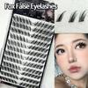 False Eyelashes Single Cluster Eyelash Extension Segmented Lashes Fox Eye Effect Lashes Individual False Eyelashes