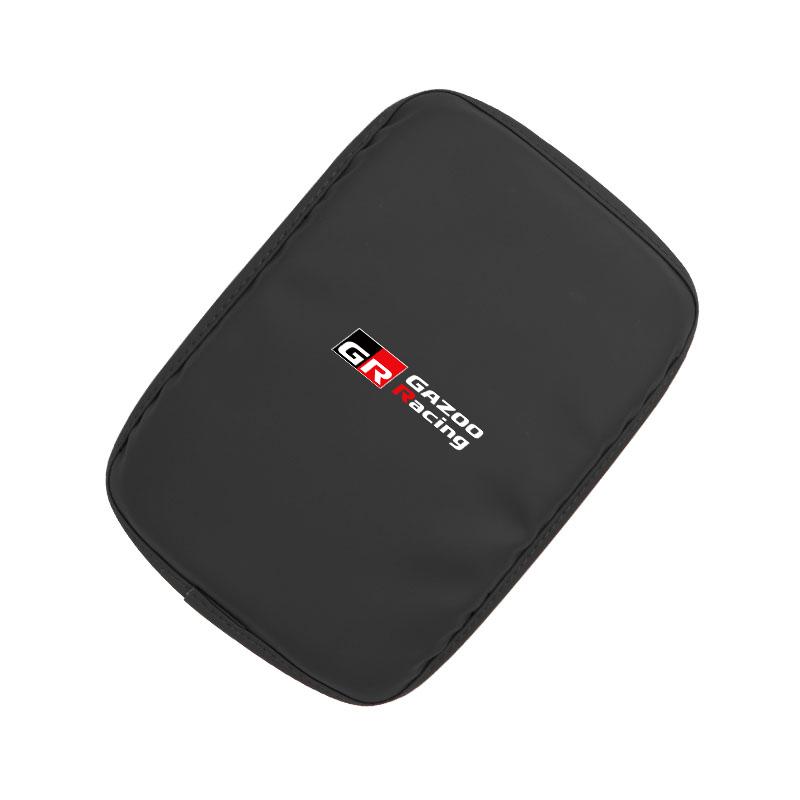 For Toyota 2026 Hot Hub Caps Car Armrest Mat Center Console Leather Protection Cushion For Toyota Gazoo Racing TRD Corolla Yaris