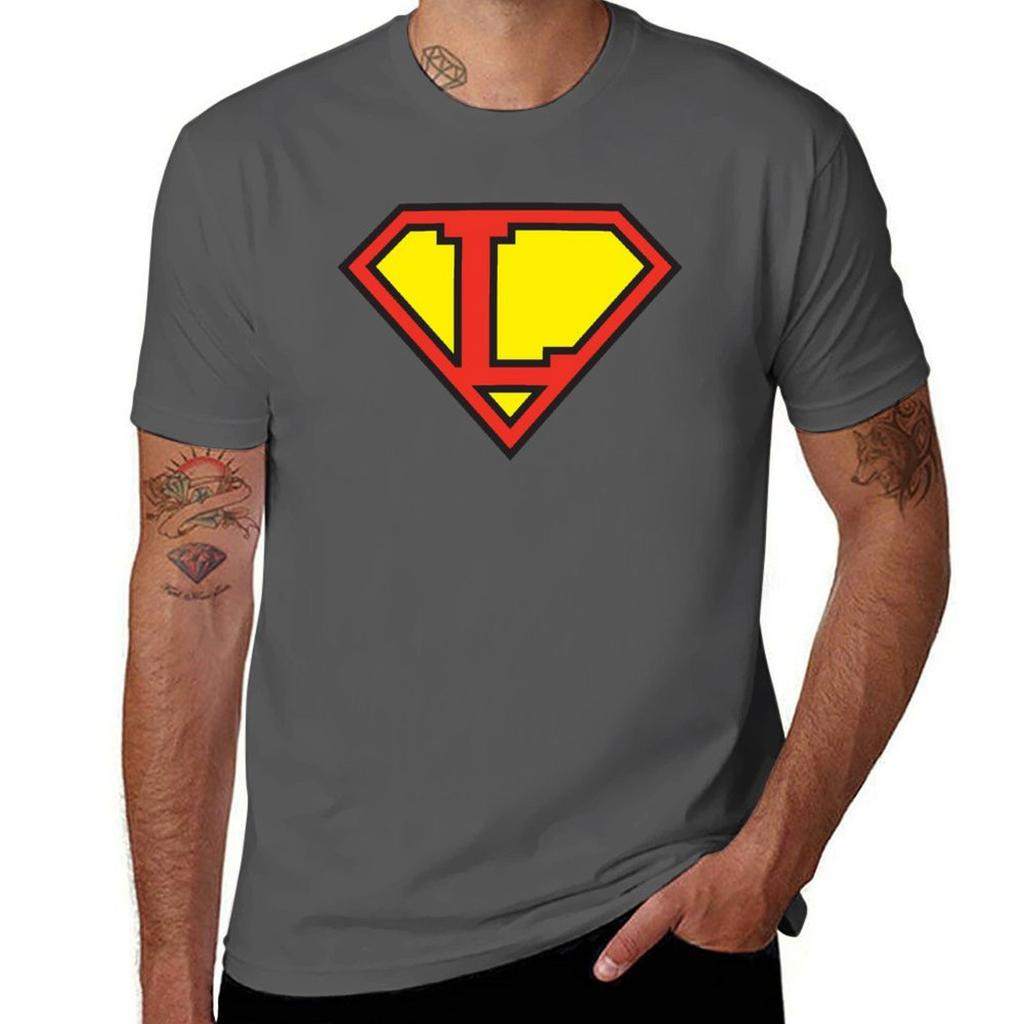 Super Initials Tee L TShirt Summer Casual Loose TShirt