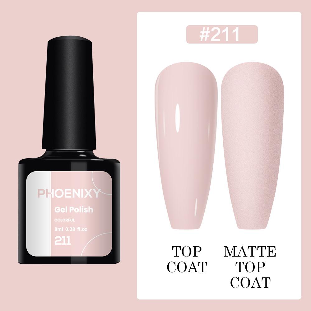 PHOENIXY, 50 шт., гель-лак для ногтей, долговечный гель-лак, верхнее базовое покрытие, полуперманентный гель-лак, дизайн ногтей «сделай сам»