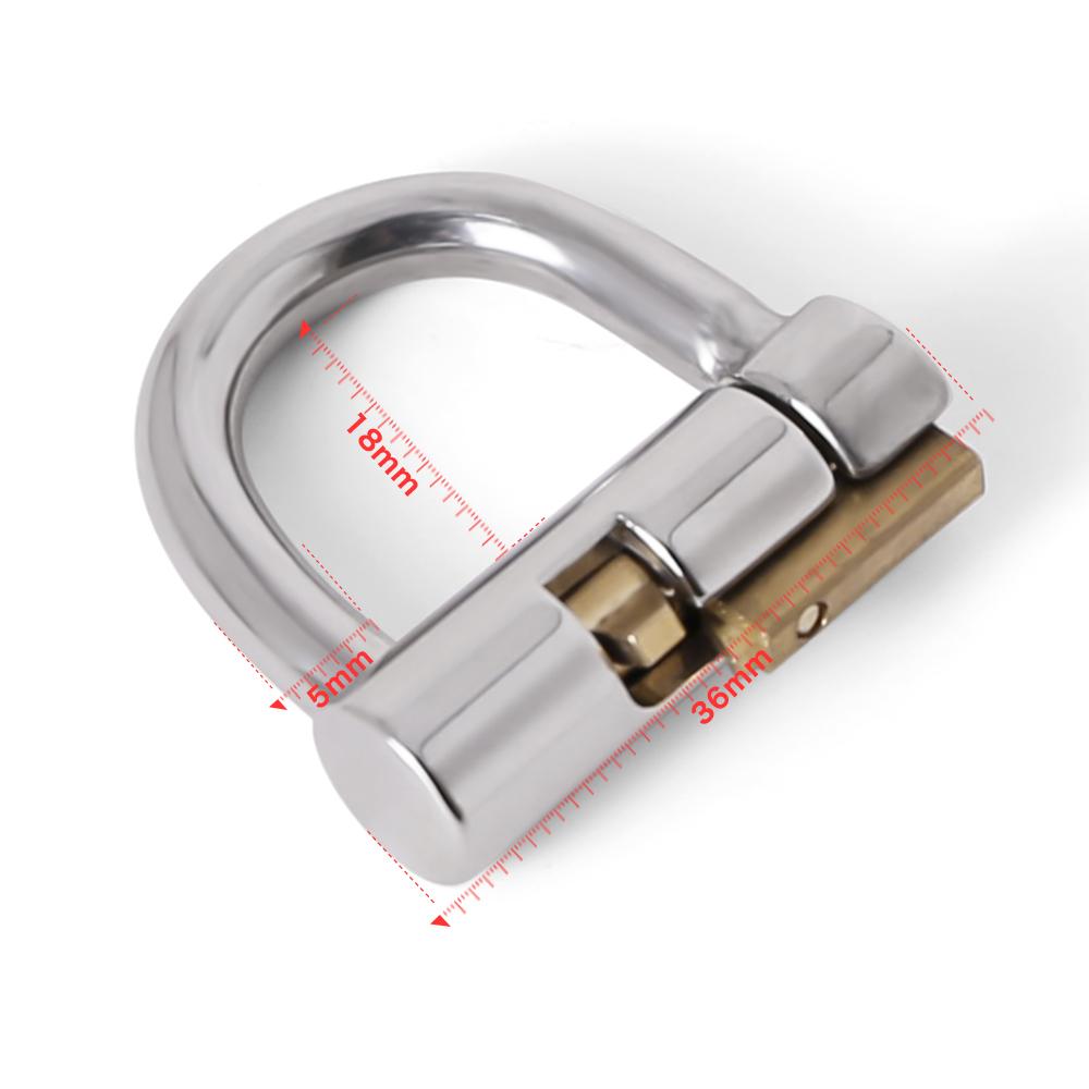 PA LOCK PRINCE ALBERT LOCKED CHASTITY PIRCING Titanium D-Ring PA Lock Glans Piercing STAINLESS STEEL PA Puncture BDSM