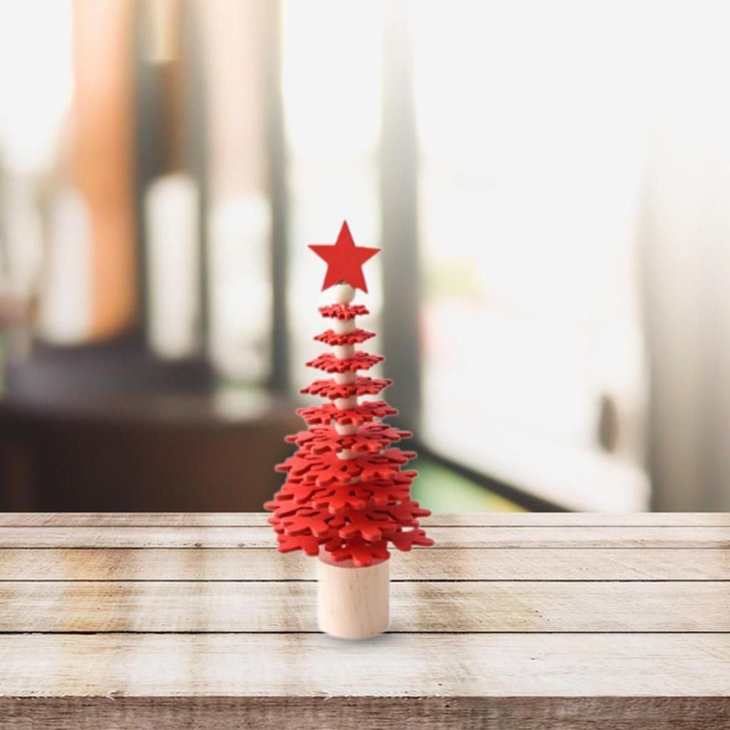 Tabletop Christmas Tree Ornament Small Decoration Table Top Xmas for