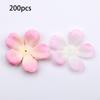 200 шт. лепестки цветов вишневые сливовые искусственные цветы головки персиковые
