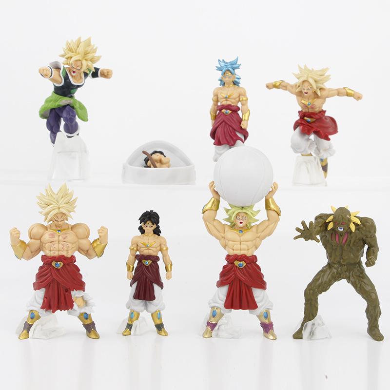Случайный 1 шт. Аниме Dragon Ball Броли Полная Форма Супер Сайян Броли Фигурка ПВХ Фигурки Действия Статуя Коллекционная Модель Игрушка Подарки