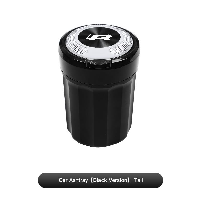 2026 Hot For VW VOLKSWAGEN Portable Car LED Ashtray Ceramic Liner Auto Iinterior Accessories For Volkswagen R Passat Polo ID.3 A