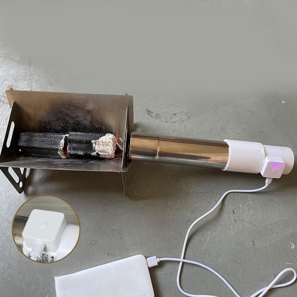 5V USB Powered Electricity BBQ Fan Barbecue Fire Starter 3 Speed 3W 6300rpm Grill Cooking Air Blower 50mm Exhaust Fan