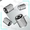 4Pcs Emblem Car Wheel Tire Valve Caps Tyre Rim Stem Airdust Waterproof Covers For Ssangyong Actyon Sport Korando Rexton Kyron