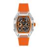 Authorized Distributor Ice Watch Watch Unisex 024285 ICE Boliday Clear Orange Skeleton Plastic Date Day of the Week 24 Hour Meter Medium Tonneau Shape