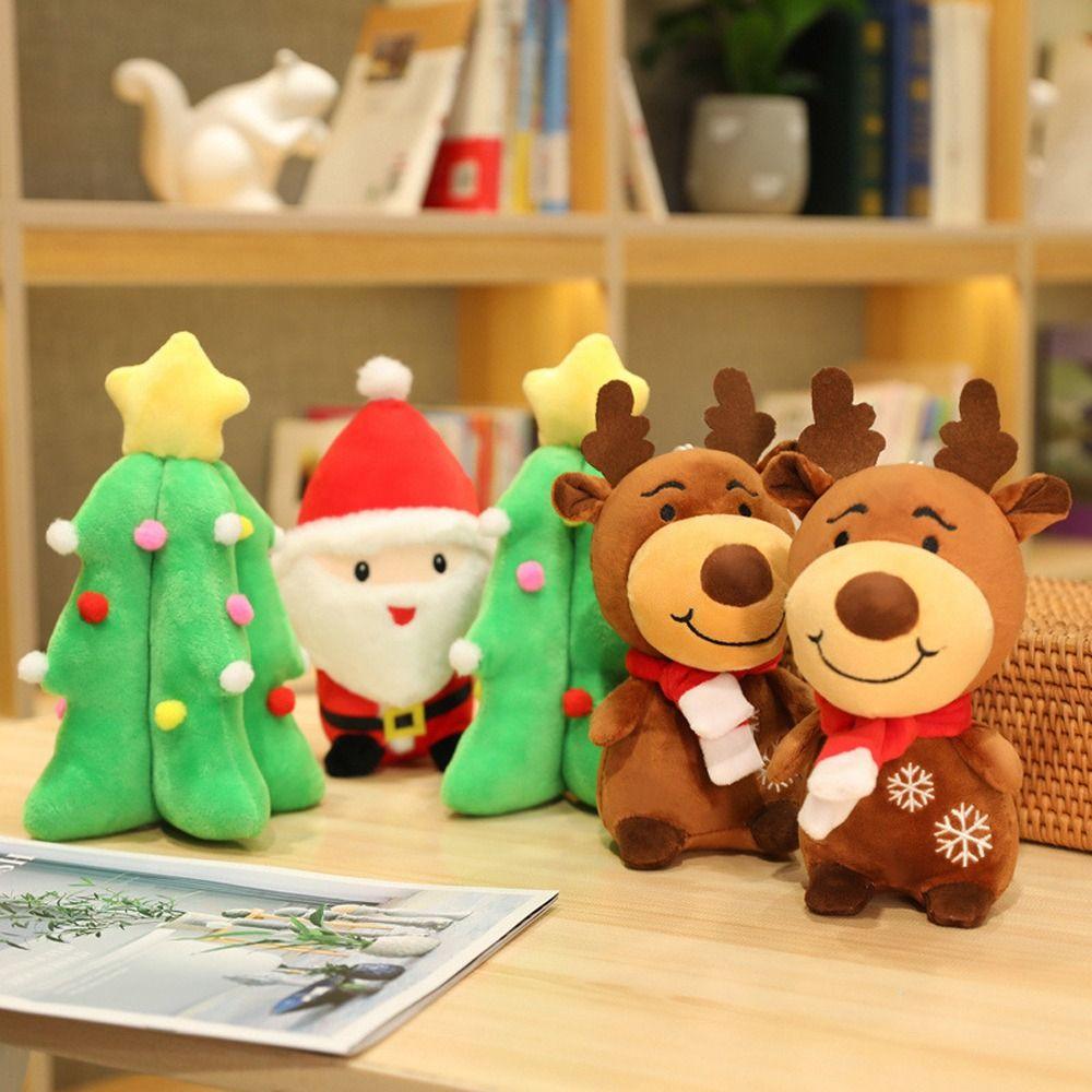 Подарки Интерактивная Игрушка Рождественская Елка Плюшевые Игрушки Рождественские Украшения Рождественская Кукла Рождественские Украшения