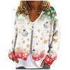 Womens Zip Up Sweaters Sweatshirts Long Sleeve Oversized Jackets Soft Casual Loose Tunic Tops