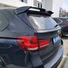 Высококачественный АБС-пластик Для BMW X5 F15 2014-2018 Спойлер на крышу и средний задний спойлер Накладка на крышку багажника Комплект кузова Глянцевый черный Под карбон