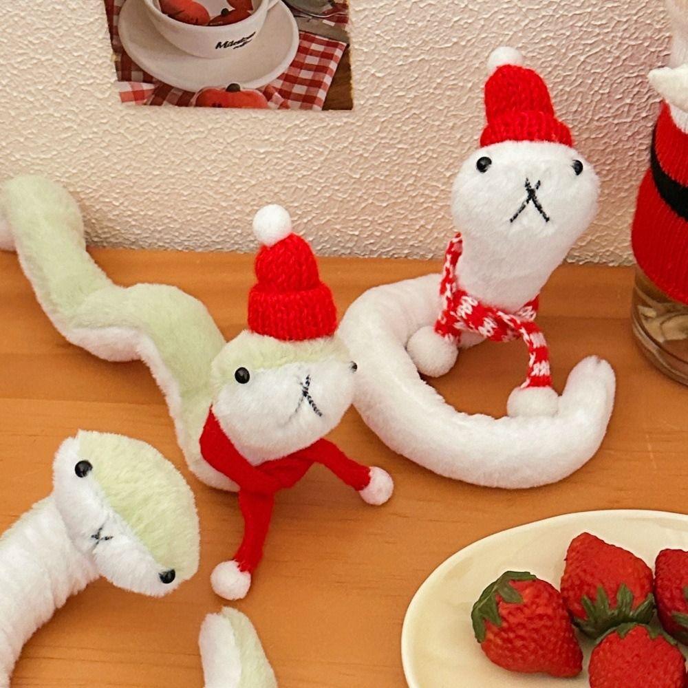 Маленькая Змея Год Змеи Плюшевая Игрушка Плюшевая Змея Кукла Животное Детский Подарок